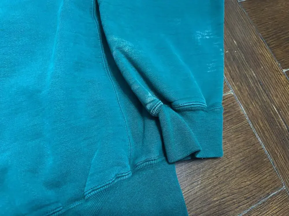 Vintage 90s Russell Athletic Pro Cotton Crewneck Sweatshirt Green Fade Heavy USA